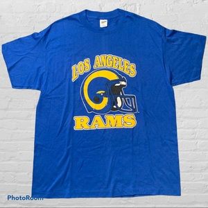 Vintage single stitched Los Angeles Rams tee shirt